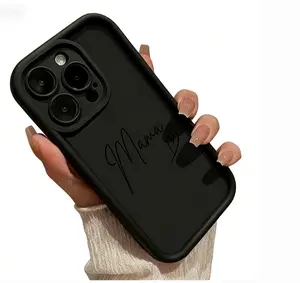 Minimalist Mama Script Aesthetic Design Case Suitable for a variety of iPhone models, from Iphone 17 series to Iphone 11 series, and Iphone x series Shockproof Anti Drop Lightweight TPU Cover