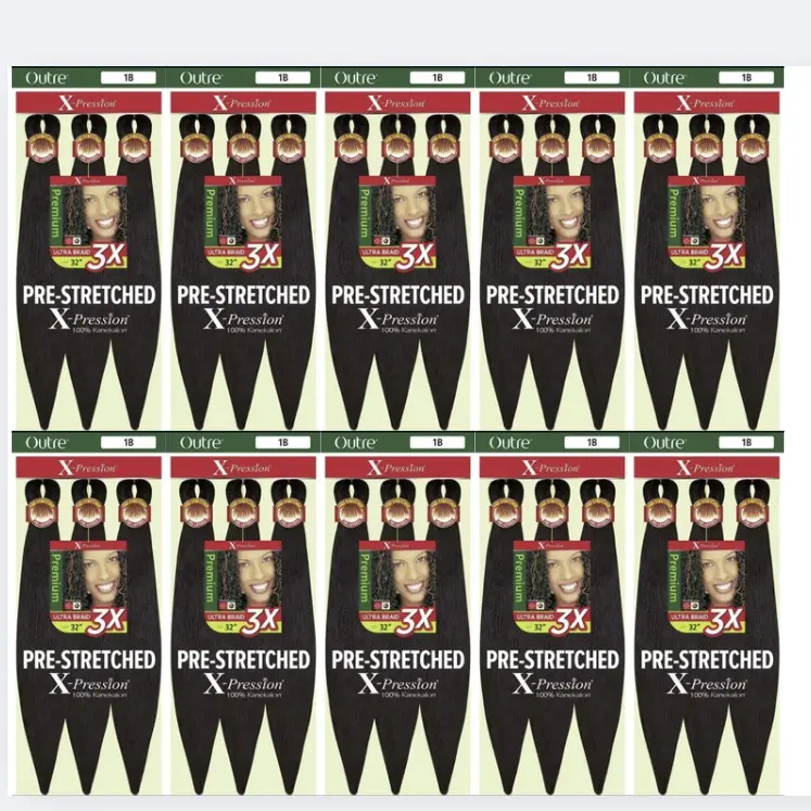Outre X-Pression Pre-Stretched Braid - ULTRA BRAID 3X 32" (10 Packs)