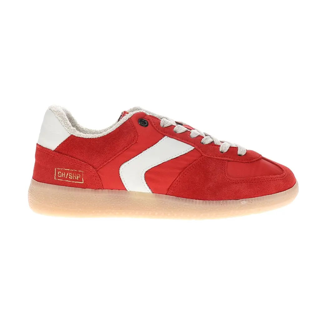 Shu Shop Womens Sylvia Lace Up Sneakers Shoes Casual - Red