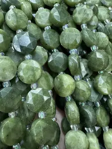 Natural Canadian Jade Beads for Jewelry Making, DIY Handmade Accessories, Perfect for Bracelets, Necklaces, Earrings, All Seasons, DIY Beading Accessories