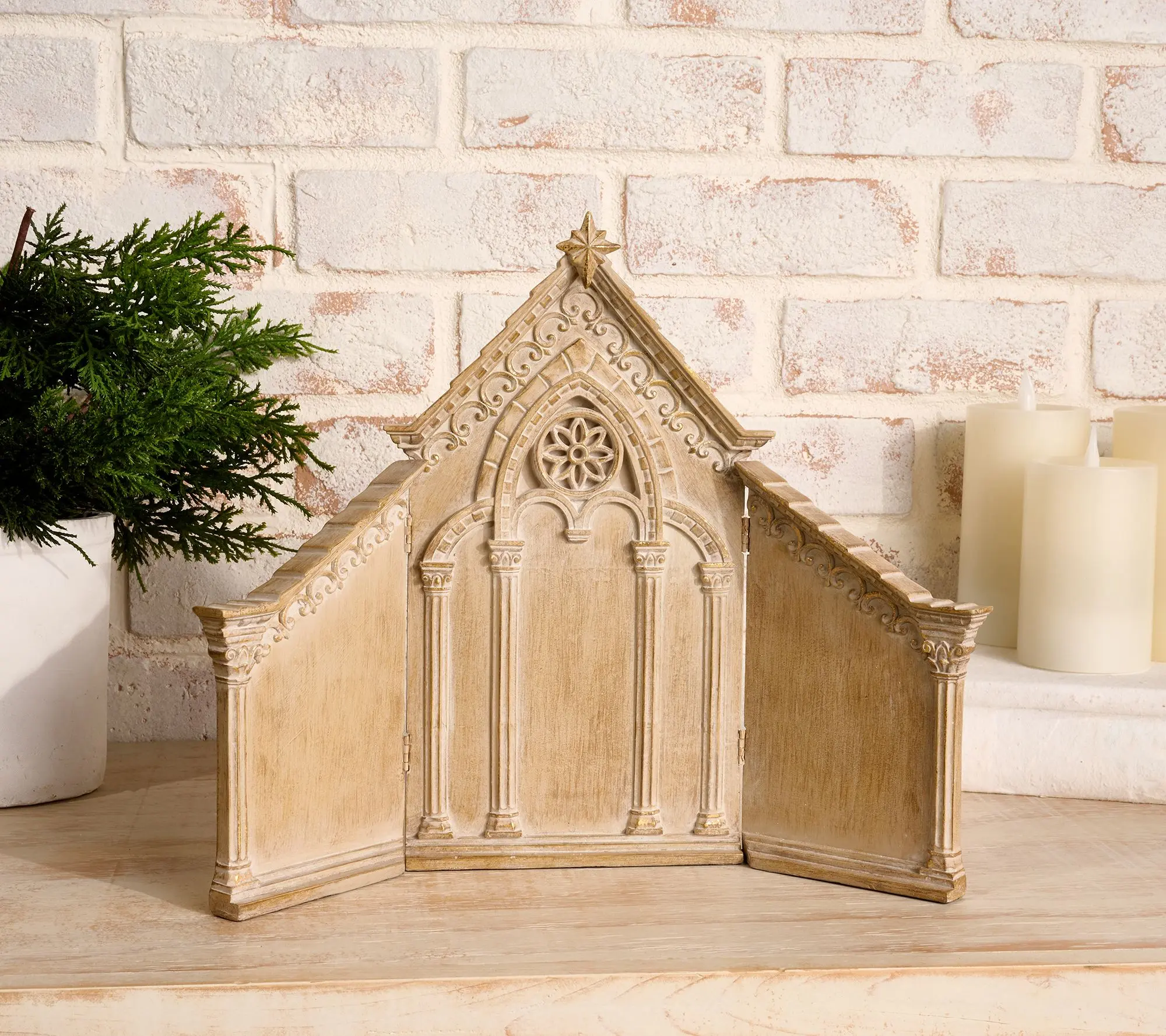 Cathedral 3-Panel Back Drop by Valerie Cathedral 3-Panel Back Drop by Valerie
