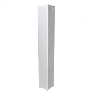 Pro X WHITE 6.56ft 2 meter Lycra Cover Scrim Sleeve fits 12" Quad Box Truss Segment