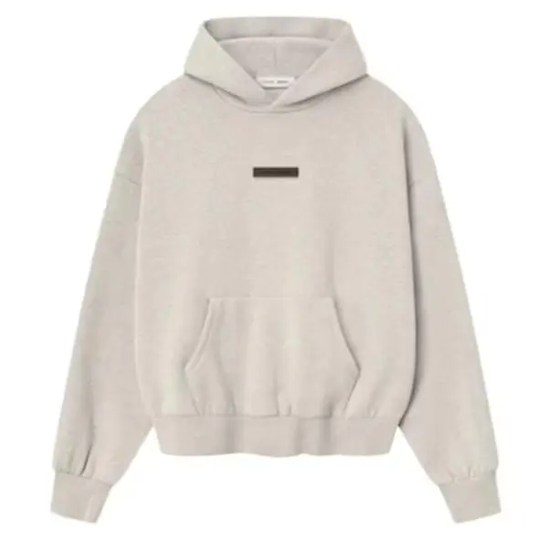 Fear of God Essentials Classic Hoodie (FW24) Heather Stone - New