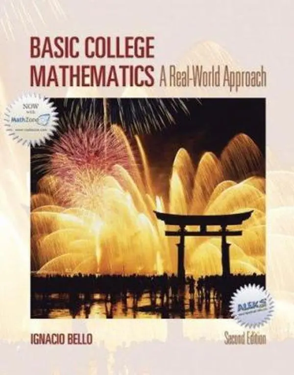 USED-Basic College Mathematics: A Real-World Approach by Bello, Ignacio (Paperback)