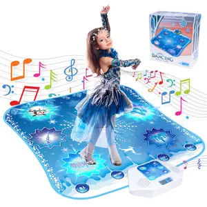 Frozen Toys Dance Mat for Girls - Electronic Dance Mat with Wireless Bluetooth for Children,Light Up LED Kids Musical Mat, Dance Floor Mat,Birthday Xmas Gifts for  Girls Boys, Extra-Large Light Indicator Version outdoorfun summervibes Dancing outdoorfun