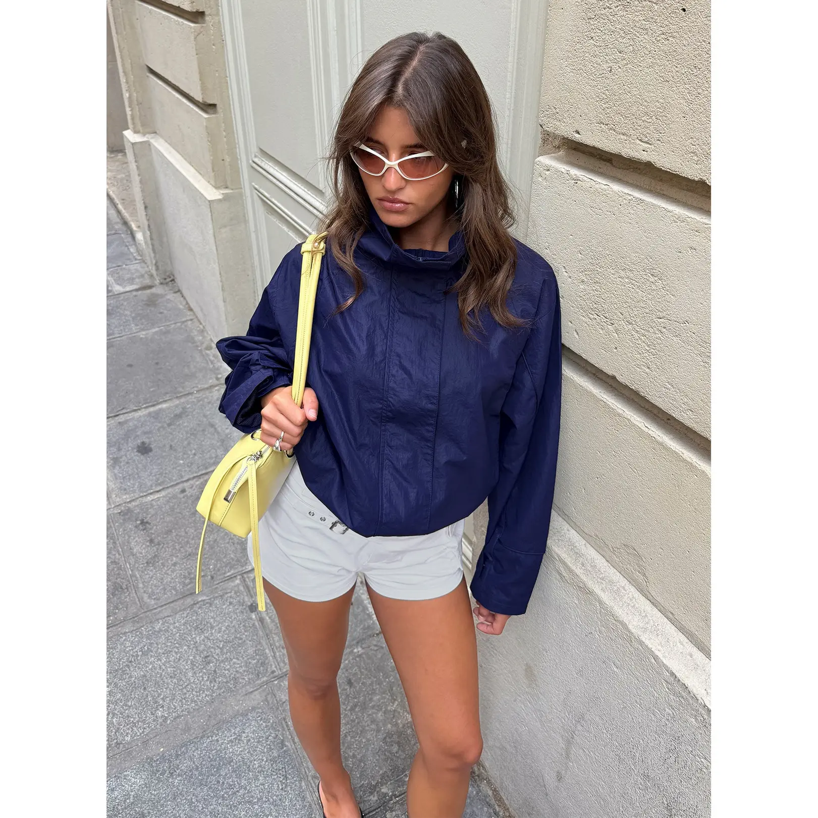 Shoreline Windbreaker Jacket Navy
