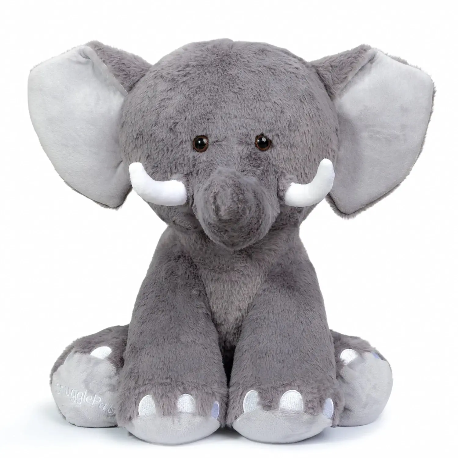 Jumbo Elephant Stuffed Animal | 4.5lbs Weighted | 16" Tall | Ultra Soft | Elephant Plushie | Weighted Stuffed Animal