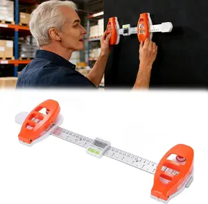 Level Ruler Picture Hanging Tool with Level – Precision Wall Mount Guide for Frames & Artwork,Easy Alignment, Perfect for Pictures, Mirrors, Gallery Wall Decor