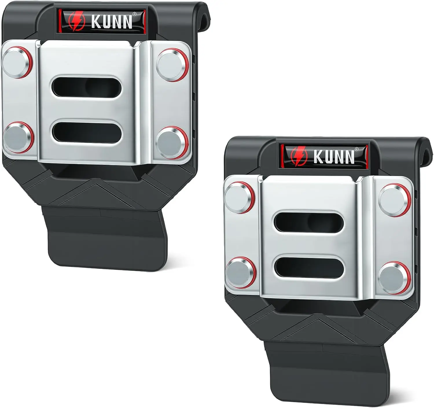 KUNN Drill Holder for Tool Belt, Drill Belt Clip & Tape Measure Holster | Low-Profile Quick-Release Holder | Fits Belts Up to 2.7" | for Impact Driver, Nailer