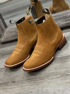 305 Gamuza Miel Botin Western Womens