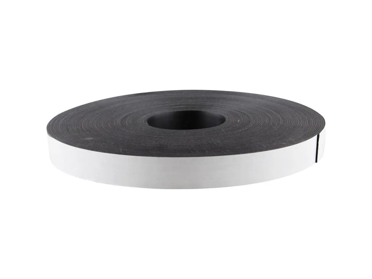 Baumgartens Adhesive Magnetic Tape, Flexible, 1"x100' Roll, Black 66100