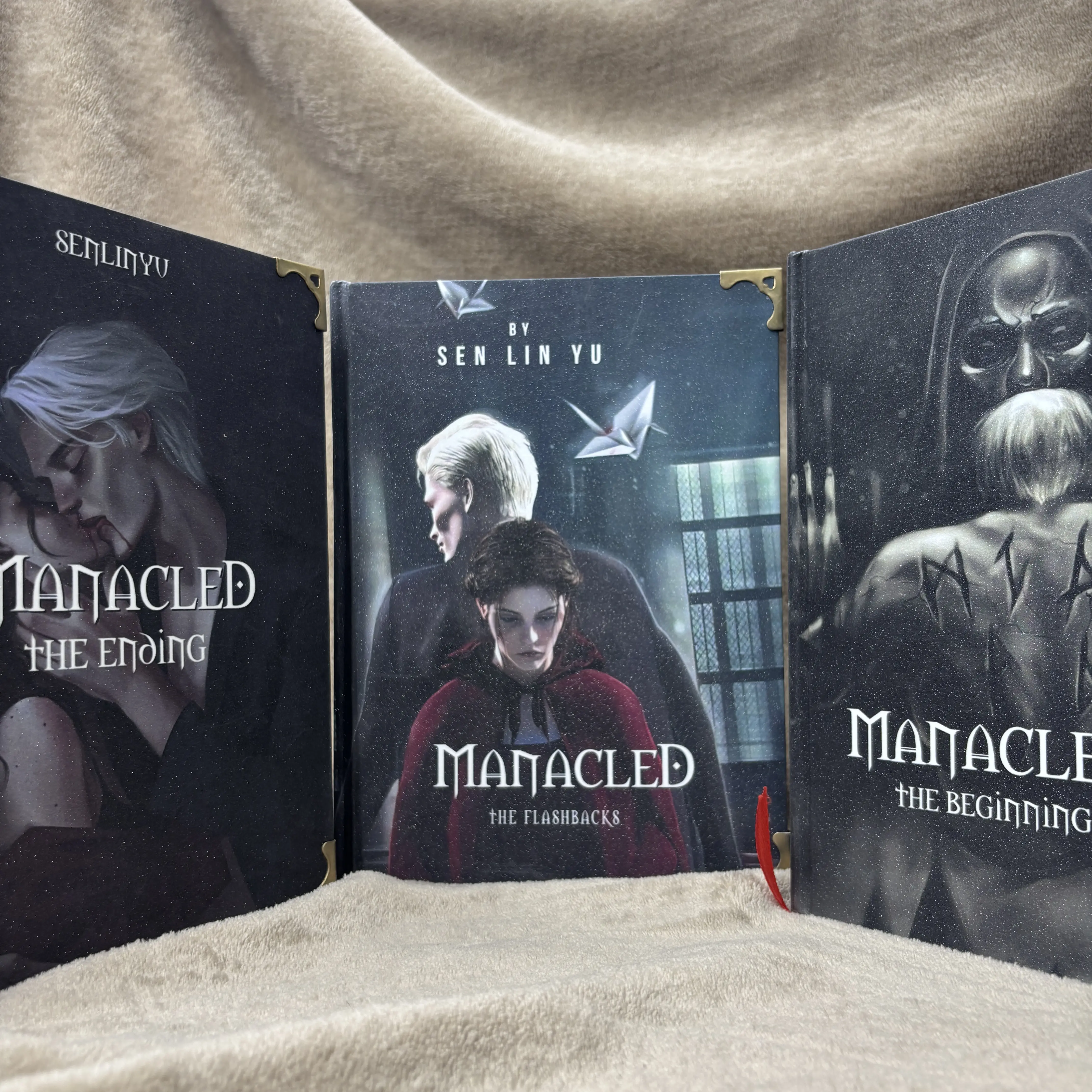Manacled by SenLinYu 3-Book Hardcover Set – 3 Cover Combo Options, Dramione Dark Fantasy Romance Collection, Collector Gift for Readers