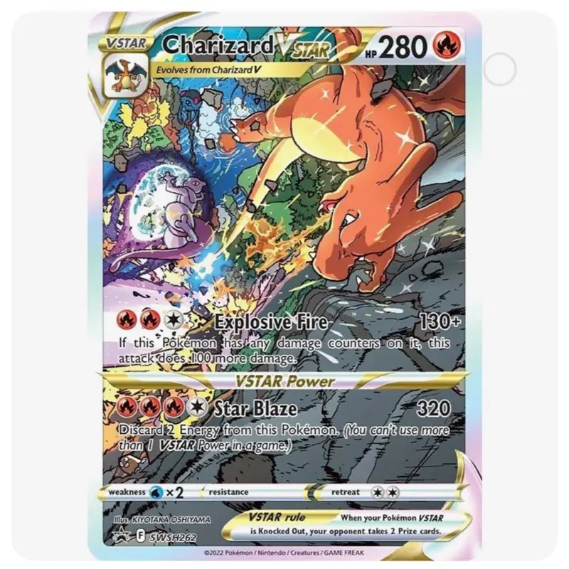 Charizard VSTAR SWSH262 Black Star Promo.