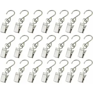 Party Light Hanger Outdoor Lights Clips for Home Patio Party Supplies Edison String Lights Hooks for Courtyards Camping Tents Christmas Decoration Accessories 30 Pack
