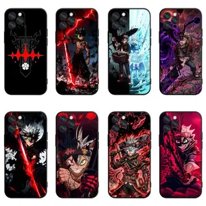 Black Clover Phone Case | Asta Anti-Magic Sword Shonen Anime Art Cover For iPhone 11/12/13/14/15/16/17 Pro/Pro Max/Plus & Samsung S23/S24/S25/S26 Ultra, Protective Case For Anime Fans, Birthday/Christmas Gift