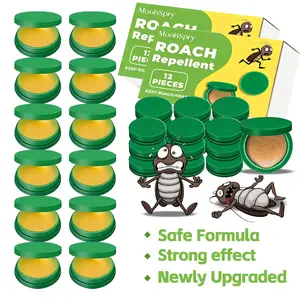 Indoor roach bait gel and trap, - 48 pieces, roach killer - home outdoor pest control dragonfly bug repellent bear spray advion cockroach Roach Bait Trap Kit moon moons pry Cockroach Killer Repellent Set