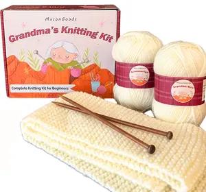 Grandma's Knitting Kit | Complete Beginner Knitting Set by MaconGoods