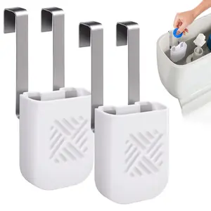 Multi-Pack Toilet Tank Cleaner Tablets Rack, 3.7x2.9x0.7 Inches, Hanging Toilet Cleaner, Prevents Residue Dissolution, Bathroom Essential, Cleaning Supplies