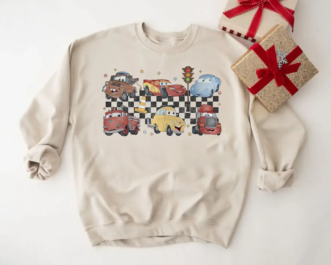 Disne Cars Shirt, Disne Retro Cars Shirt, Funny Cars Shirt, Lightening McQueen Shirt, Mater Shirt