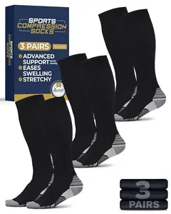Pembrook Compression Socks for Men 20-30 mmHg - Medical, 3 Pairs, Comfortable Support Pembrook Compression Socks for Men 20-30 mmHg - Medical, 3 Pairs, Comfortable Support