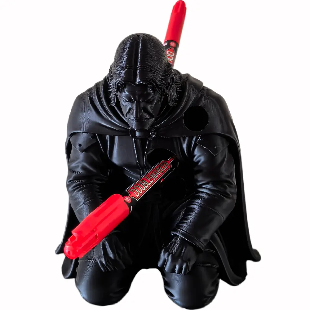 Lord of the Rings Boromir 3D Printed Figurine Pen Holder - Funny Desk Decoration, Office & Teacher Gift, Creative 7-Pen Organizer