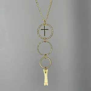 Coyote 3 Ring Necklace