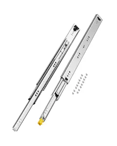 VEVOR Set of 2 Drawer Rails, Full Extension, Sizes 16 18 20 24 30 35 37.4 59 24 32 36 40 48 60 in, 250 lbs Weight Limit, Lockable Drawer Slides, Ball Bearing, Side Mounting Drawer Slide Rail
