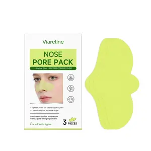 VIARELINE Nose Pore Pack Opuntia Ficus-Indica Fruit Extract Soothing Vitamin E Repair Blackhead Remover Nose Patch