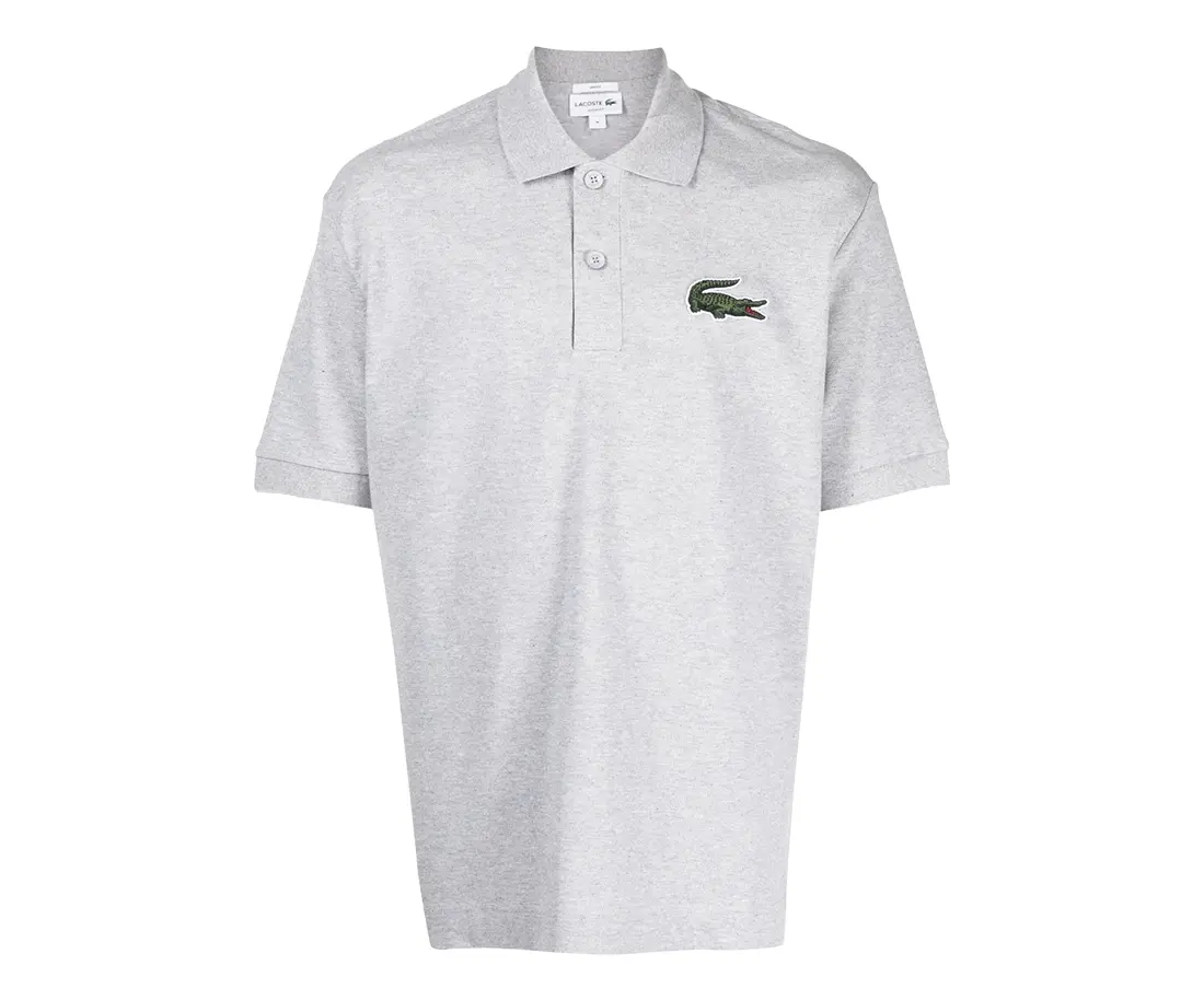 Lacoste Original Men's Loose-Fit Polo Top - 80's Croc Logo, Unisex Casual Shirts