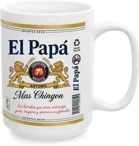 El Papa El Abuelo El Tio Coffee Mug, Yo Soy El Papá Mas Chingon Mug | Viral Reaction Meme Mug Coffee Gift For Fan, Koozie, Modern Coffee Lover Gift