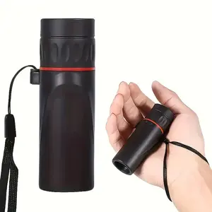 10X25 high-power monocular telescope - Durable rubber lightweight design, fixed focal length, ergonomic grip - Suitable for hiking, camping, bird watching, hunting, fishing, essential for camping, portable optical instrument, easy to store in a box