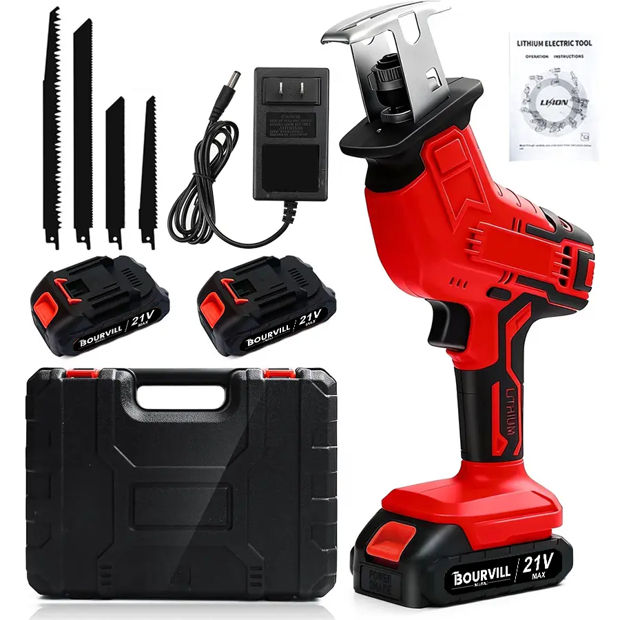 Reciprocating Saw for 36V Battery, 3 Variable Speed, Brushless Tool-Free Blade Change, 4 Saw Blades for Metal Wood PVC Cutting #summerfinds