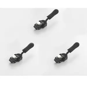 Zipper Repair Kit,  3 Different Size Universal Replacement Metal Zipper Accessories Backpack Jacket Clothes Quick Install Detachable Pulls Zip Heads, No Sewing Required