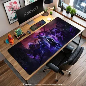 Solo Leveling Mouse Pad – Sung Jin-Woo with Shadow Army Art, Anime Desk Mat, Dungeon Hunter Decor, Otaku Gaming Gift