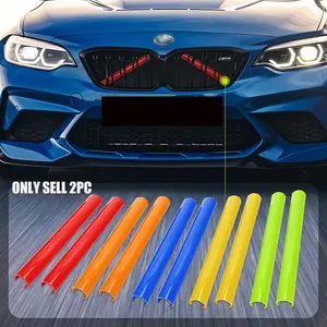 Car Front Grille Insert Trim Strip Cover, PVC Car Front Grille Insert Trim Strip Cover, Automotive Sports Styling Accessories for BMW F20 F21 F22 F23 F30 F31 F32 F33 F44 F45 F46 Vehicle Accessories, Car Accessory