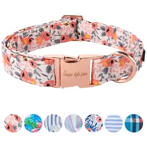 Unique style paws Dog Collar Metal Buckle Collar Dog Accessories Gift for Small Medium Large Boys Girls Dogs Poodle Puppy dog accessories