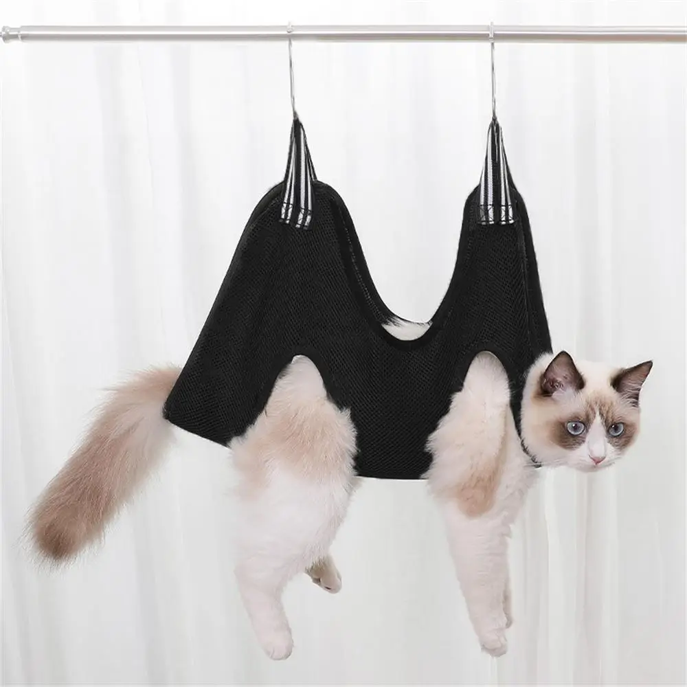 Pet Grooming Hammock, Restraint Scratch Proof Comfortable Breathable Cat Dog Grooming Hammock Harness, Durable Pets Grooming Helper Bag for Dogs and C
