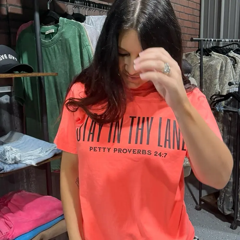 Stay In Thy Land Petty Proverbs 24:7 tshirt
