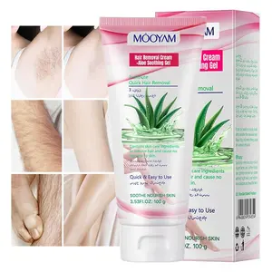 Hair Removal Cream - Premium Depilatory Cream - Skin Friendly Painless Flawless Hair Remover Cream For Women and Men Aloe Body Care Sensitive  Gentle Razor Comfort Cosmetic Wax Waxing Wax