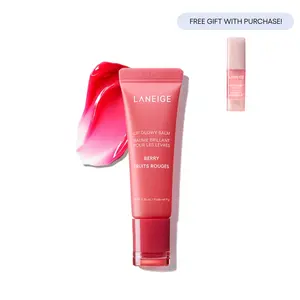 Laneige Lip Glowy Balm, Hydrating and Glossy Tinted Lip Care with Shea Butter, Korean Skincare, Lightweight Moisturizer