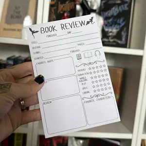 Book Review sticky notepads