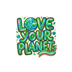 Love Your Planet DTF Transfer
