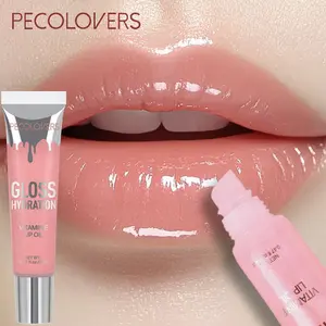 Hydrating Non-Sticky Lip Gloss - Transparent Glossy Lip with 3D Glow，Soft Iridescent Shimmer, Easy-Apply Velvet Texture, Moisturizing Gloss