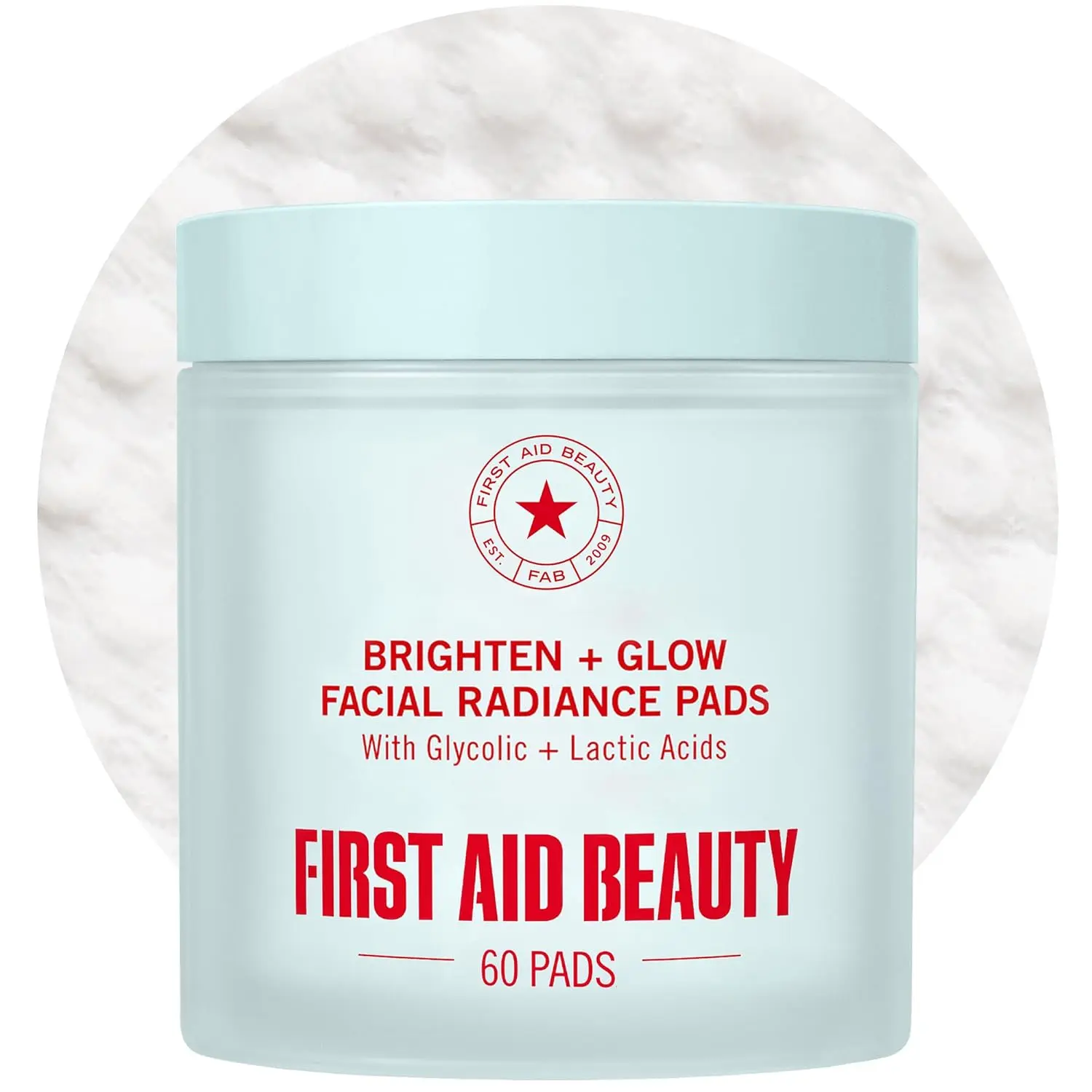 [First Aid Beauty] Facial Radiance Pads - Daily Treatment Pads, AHA Exfoliating, Hydrating Barrier Support & Salicylic Acid Acne Pads, Sensitive Skin Safe