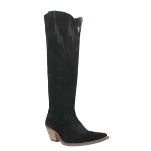 Dingo Ladies Thunder Road Black Tall Western Boots DI597-BK