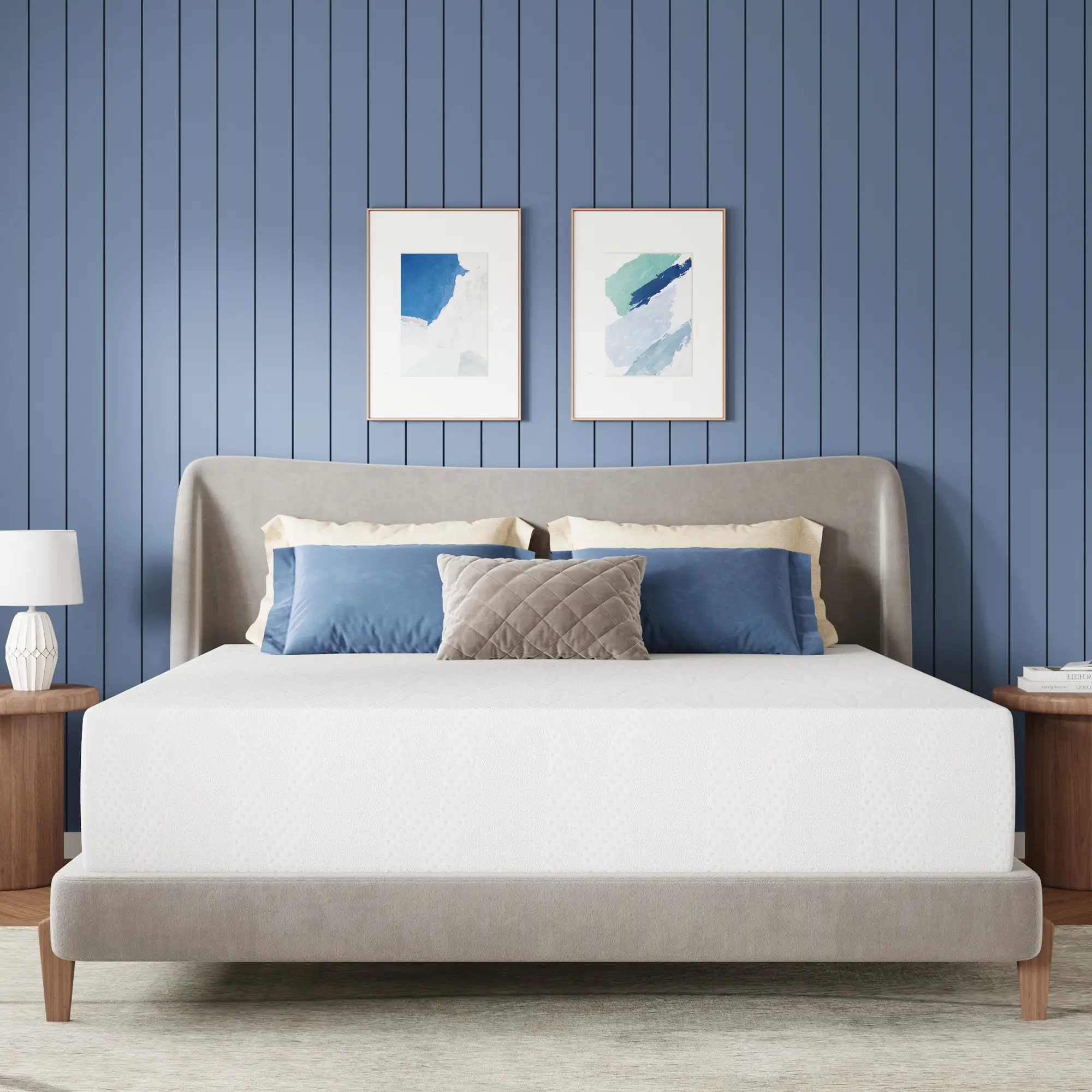 6/8/10/12/14 Inch Memory Foam Mattress – Relieve Back Pain & Sleep Deeply Without Disturbance, Medium Firm Support
