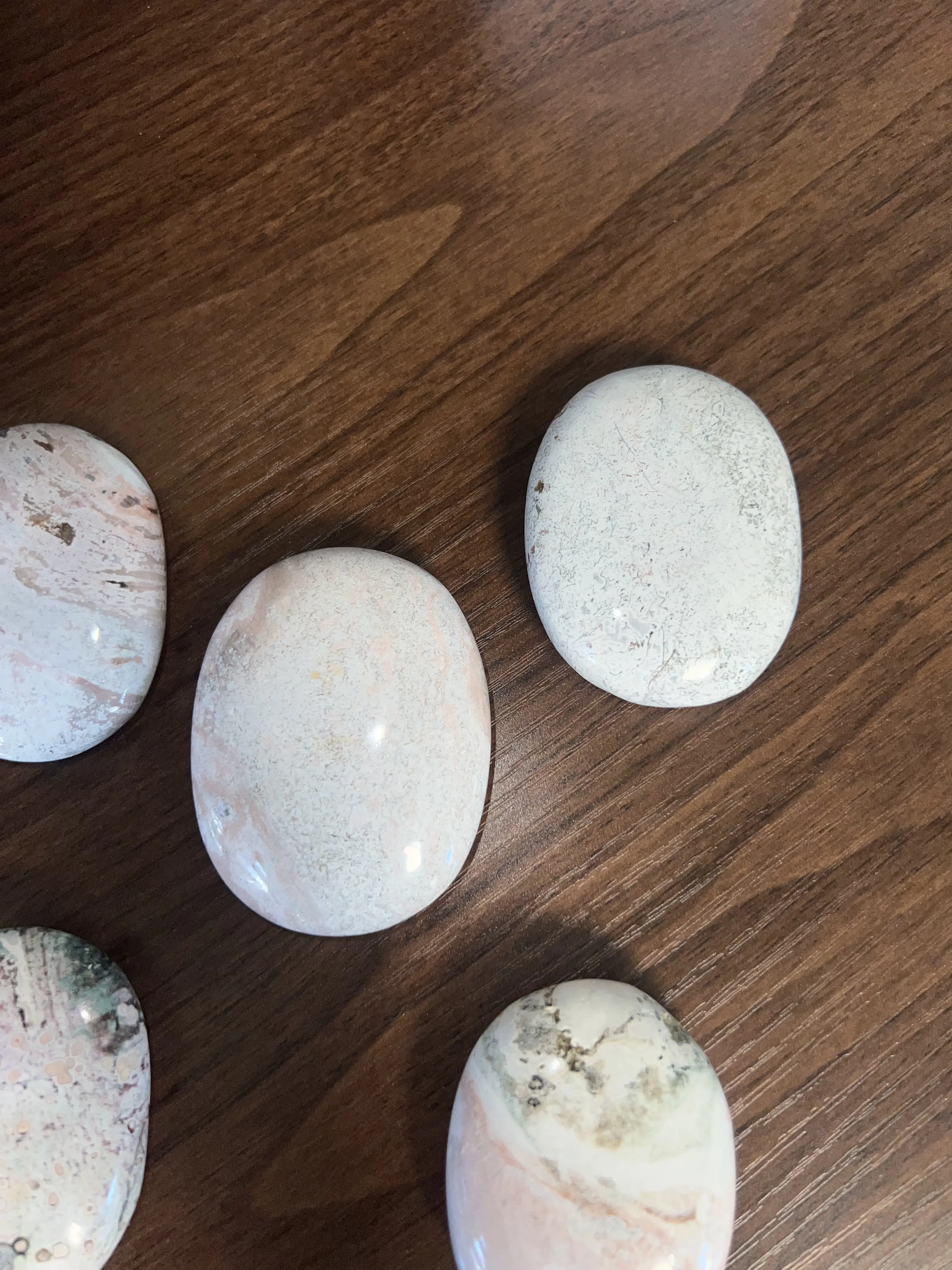 Natural Crystal: Unicorn Jasper Palm Stones