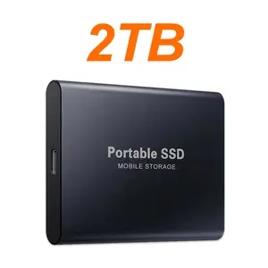 Large Capacity External Hard Drive Quiet Operation Mobile Storage SSD USB3.2 Type-C High Speed Solid Stae Disk For PC MAC