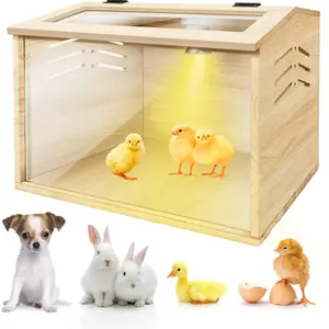 Chicken brooder Box, chick brooder with heater,brooder Box for Chicks,Small Chicken coop,Baby Chicken Supplies,Chick brooder Box,Quail cage,Quail coop,small pet nest，brooding heater for 3-10 chickens