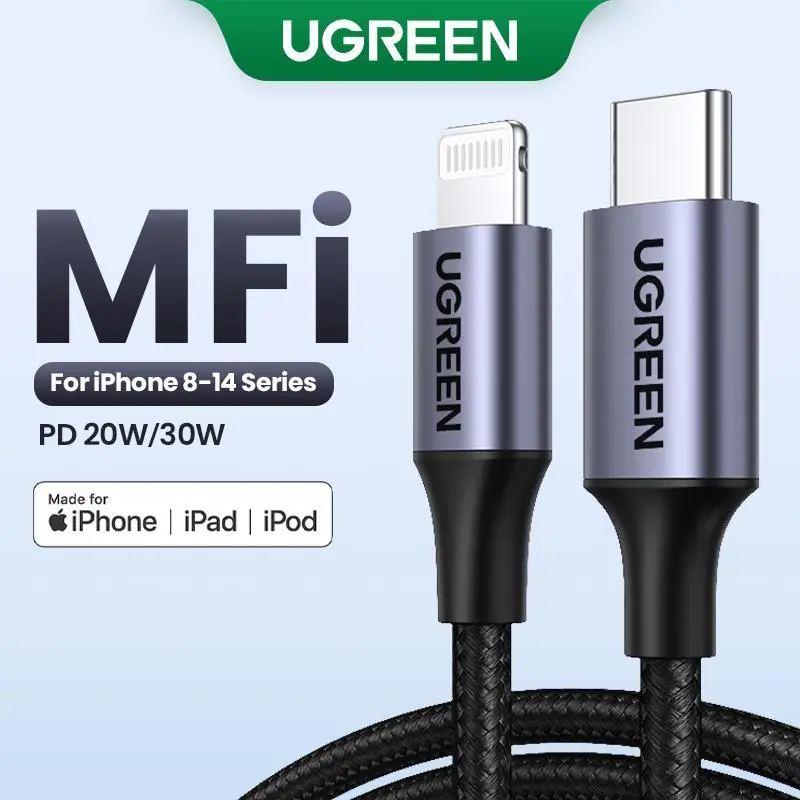 UGREEN USB C to Lightning Cable. MFi Certified. Charging & Data Cable. Compatible with iPhone 14/14 Pro/14 Pro Max, 13/12/11/X/XR/XS/8 Series, iPad -Deals for You,Labor Day Sale，TikTokShopBlackFriday ,TikTokShopHolidayHaul